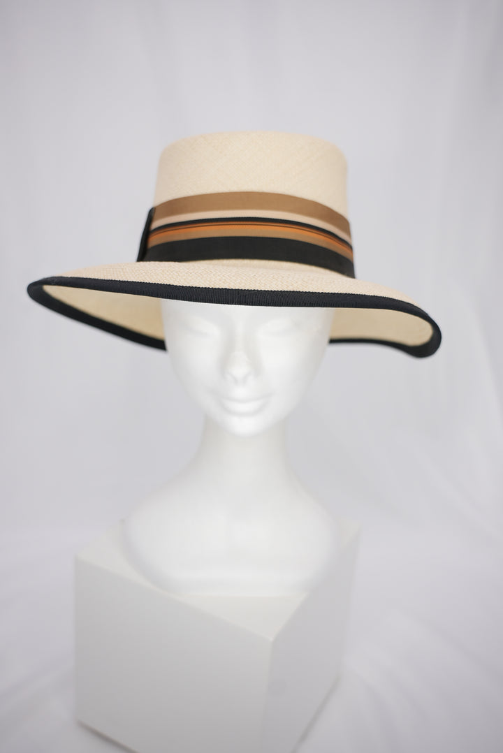 Panamahut "braun/schwarzes Band"