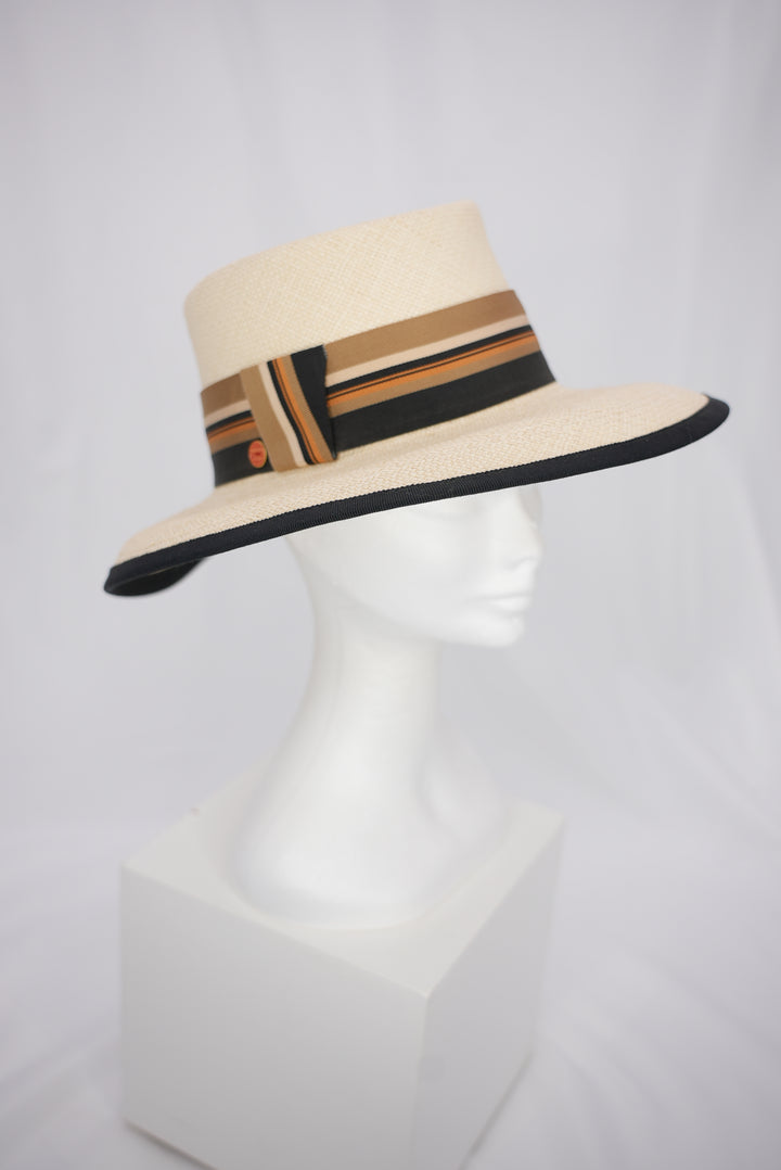 Panamahut "braun/schwarzes Band"