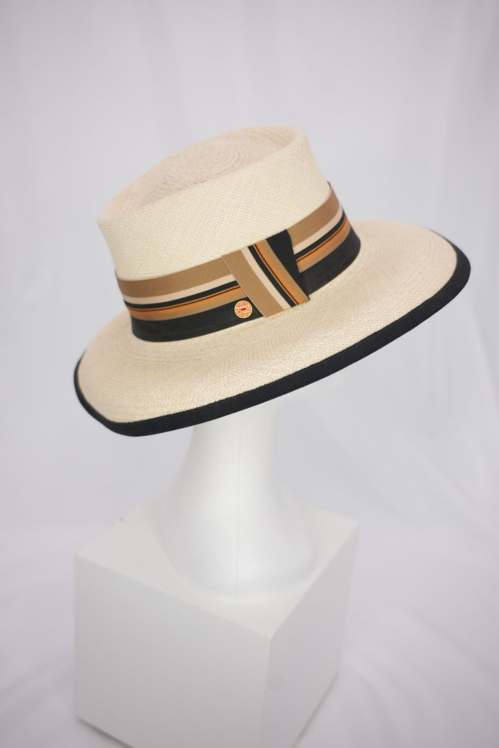 Panamahut "braun/schwarzes Band"