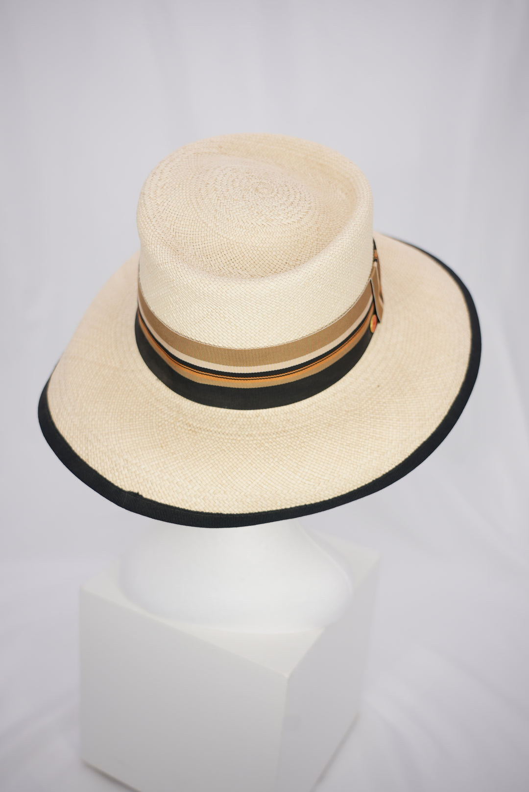 Panamahut "braun/schwarzes Band"