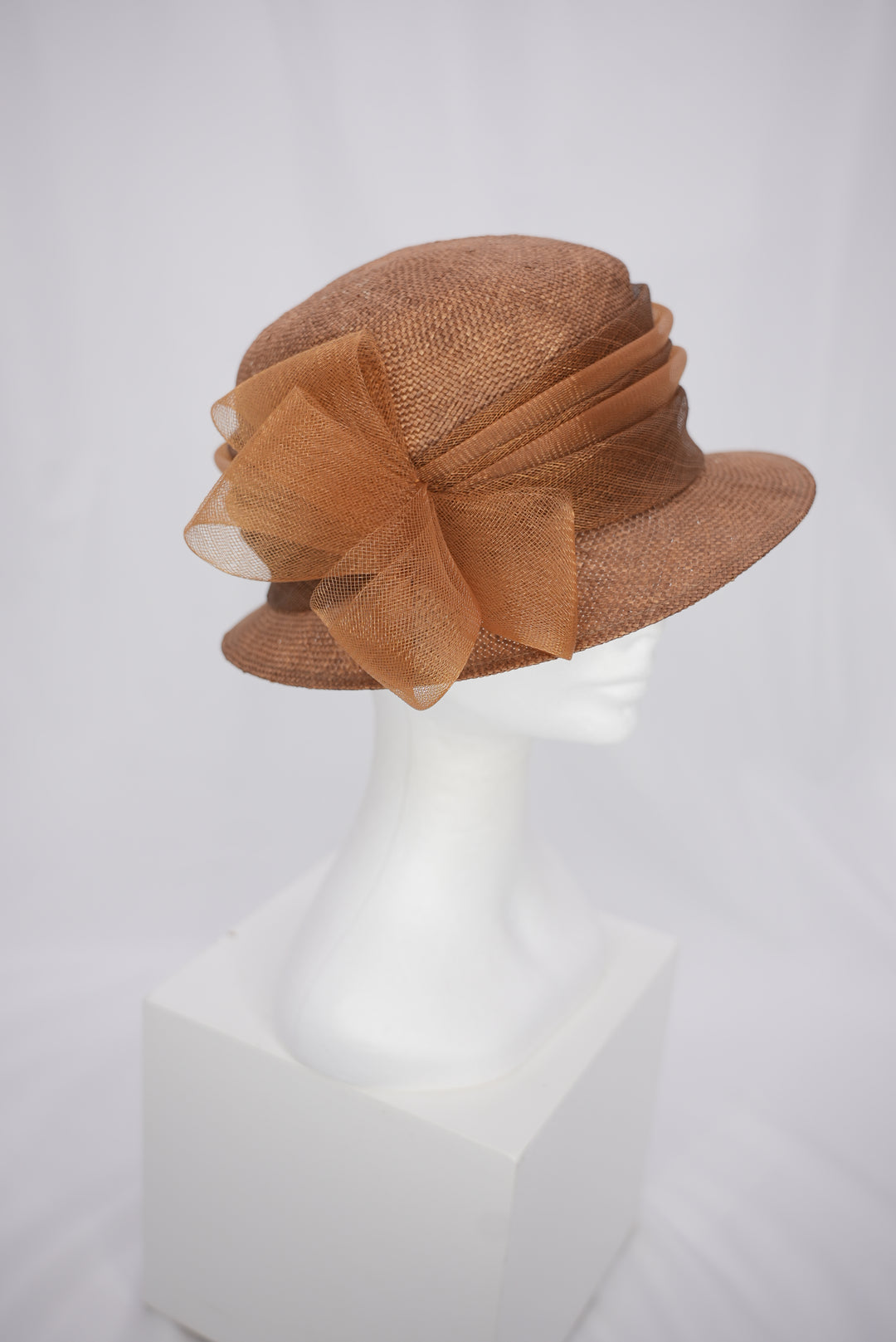 Strohhut "Nougat" Schleife