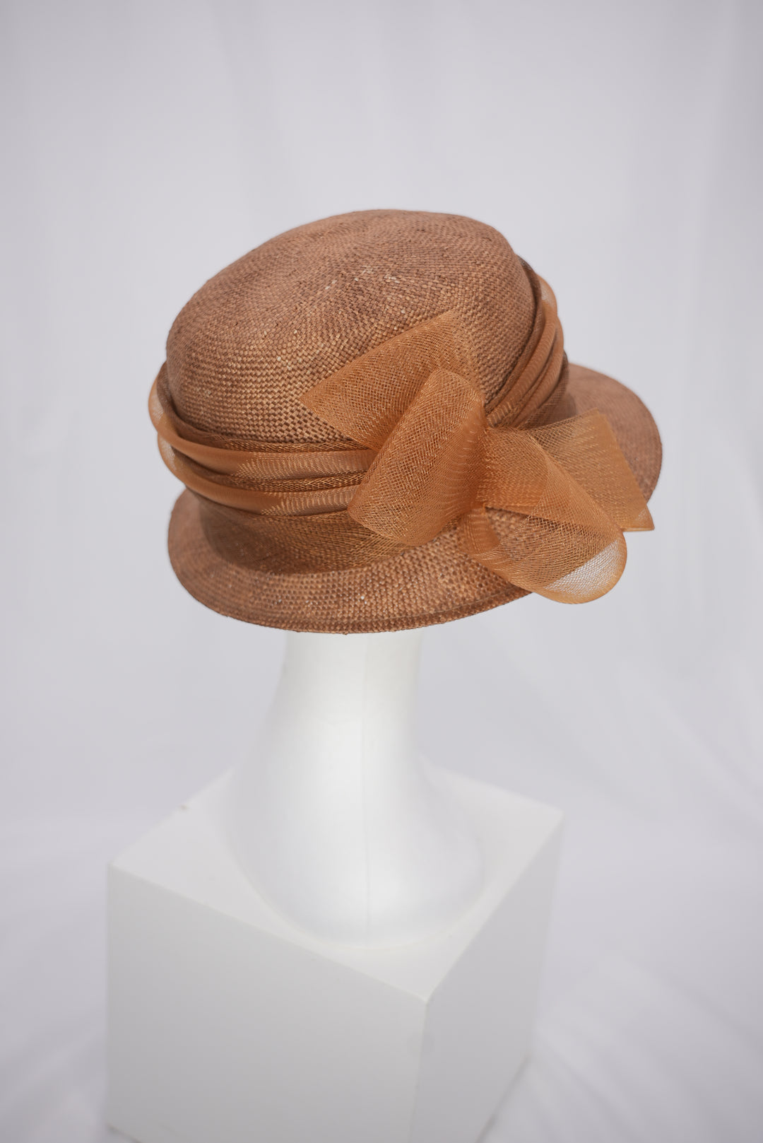 Strohhut "Nougat" Schleife