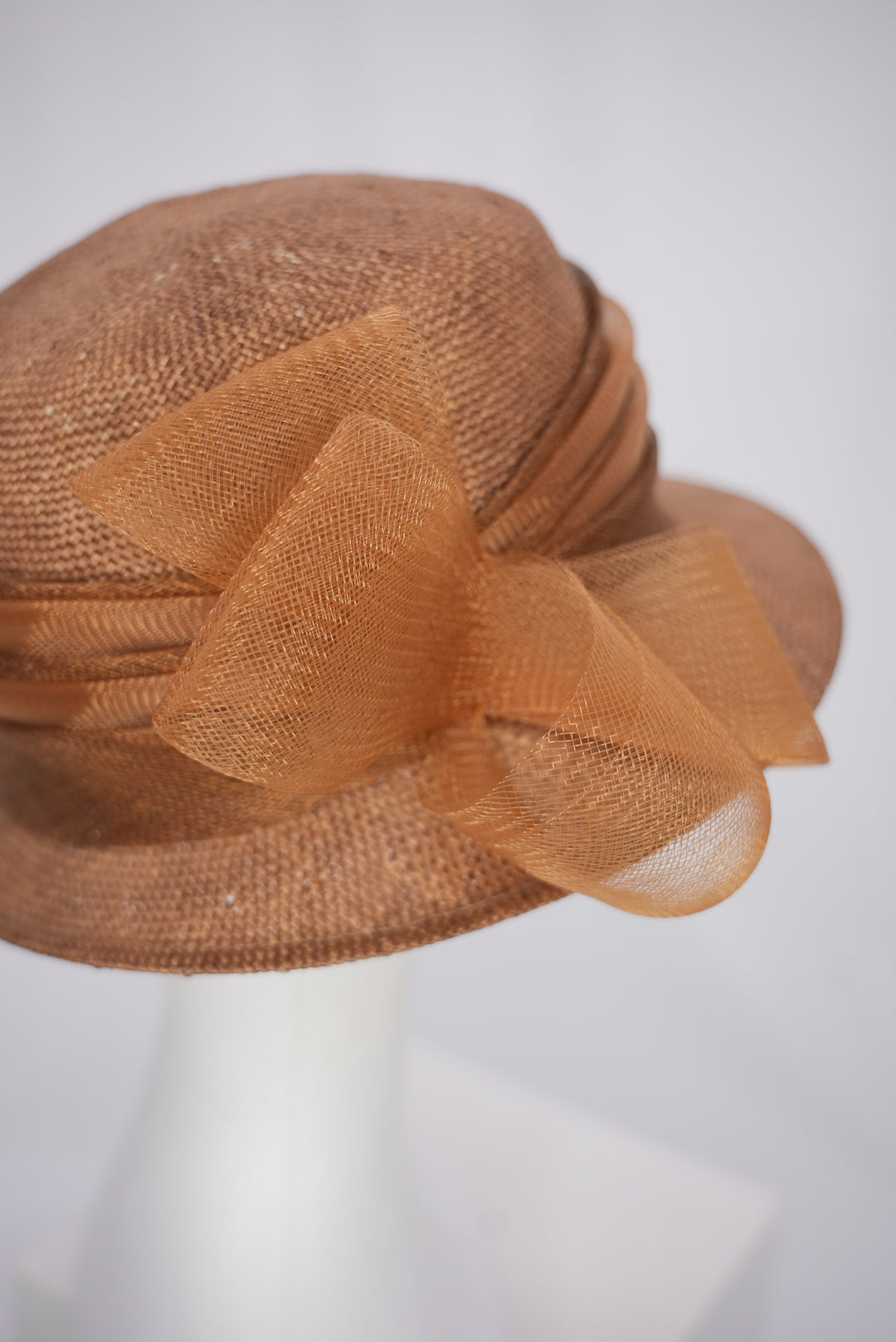 Strohhut "Nougat" Schleife
