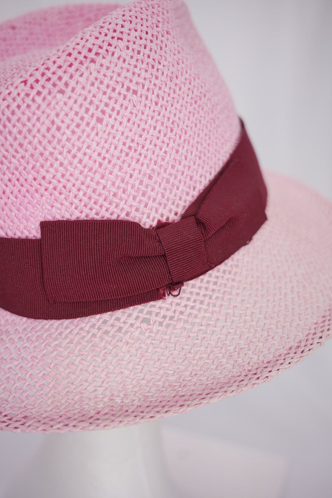 Strohhut "rosa" Herrenform