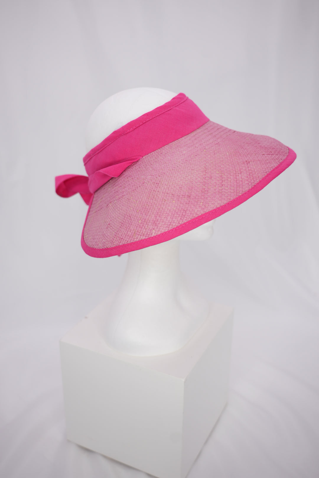 Strohschild "groß rosa/pink"