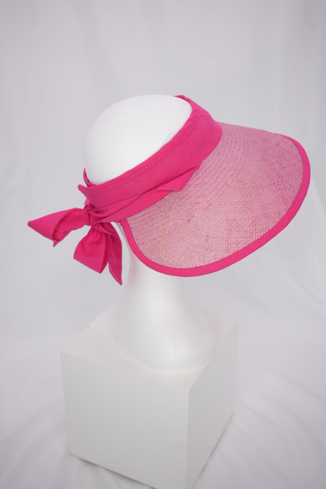 Strohschild "groß rosa/pink"
