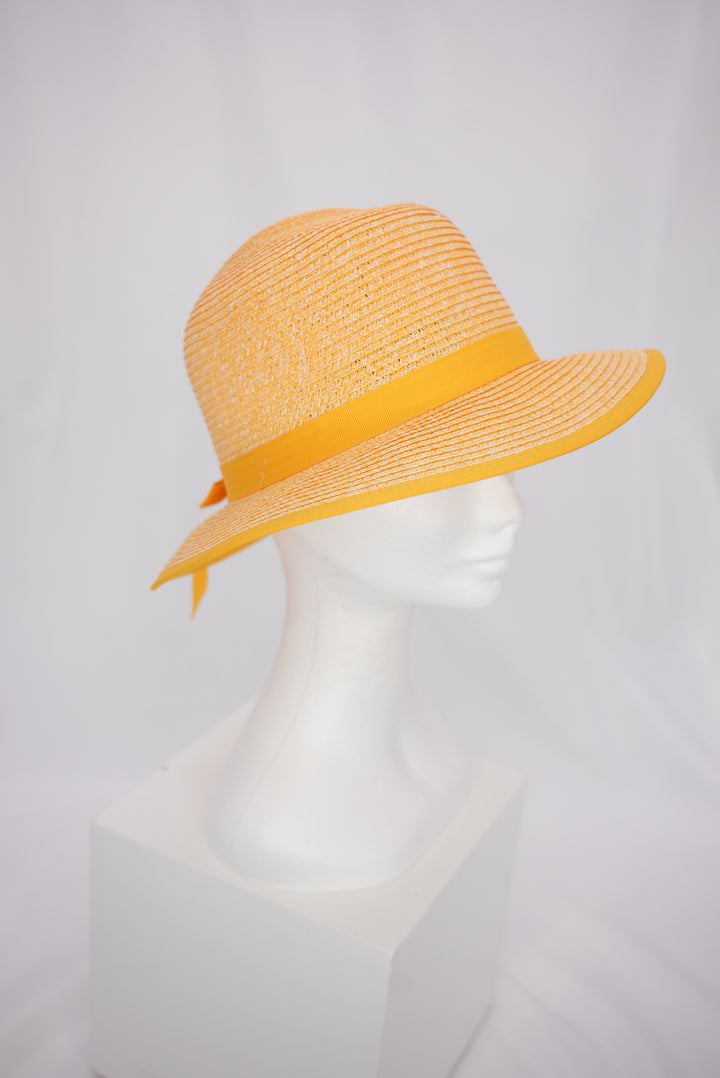 Paper-Hut "gelb mit Schleife"