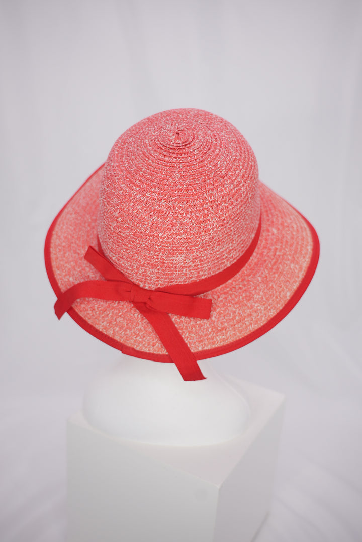 Paper-Hut "rot mit Schleife "