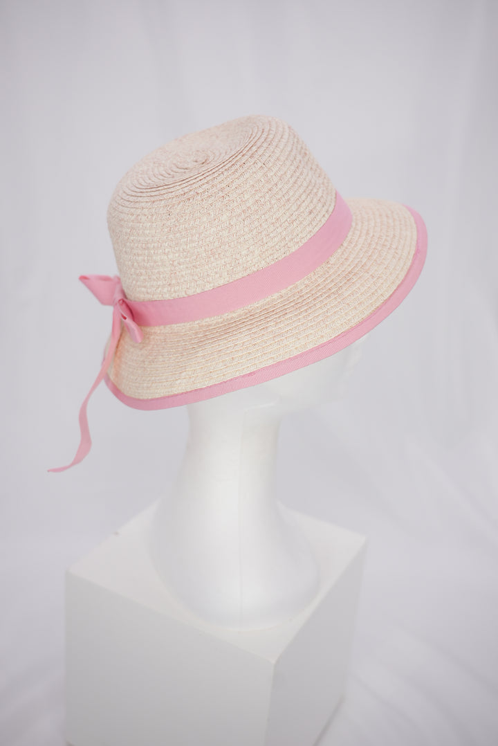 Paper-Hut "weiß-rosa mit Schleife"