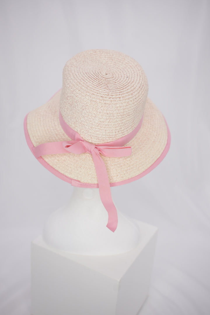 Paper-Hut "weiß-rosa mit Schleife"