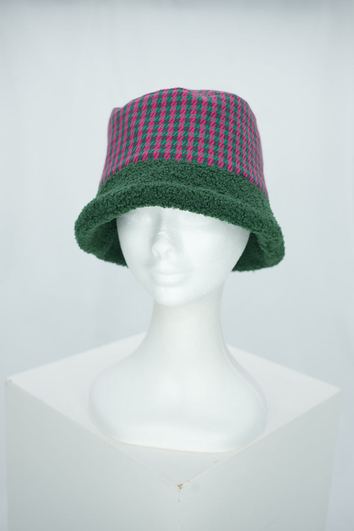 Bucket Hat "Pink/Grün"