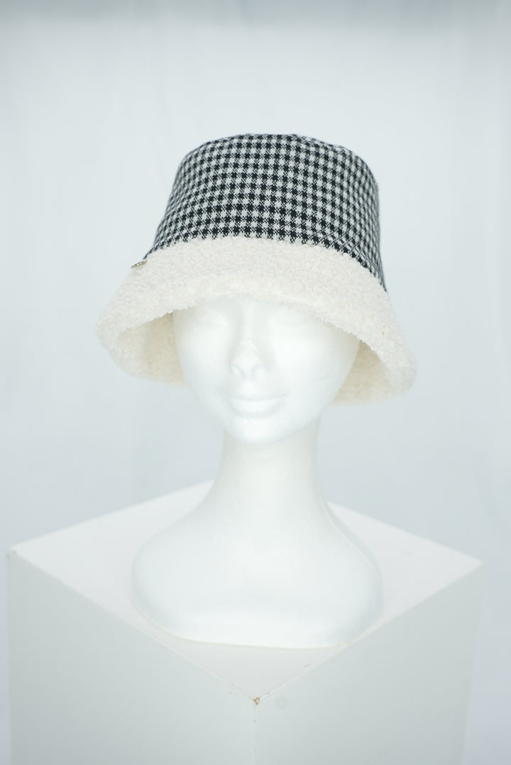 Bucket Hat "schwarz/weiß"