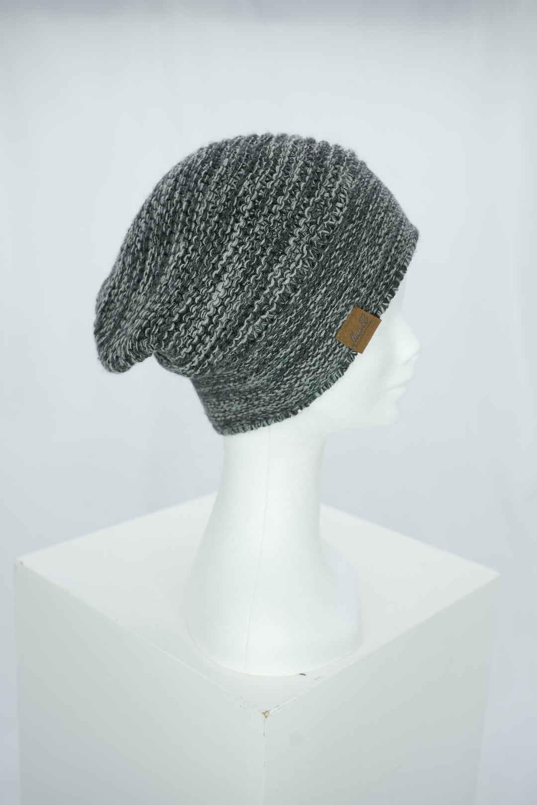 Damen-Beanie grau