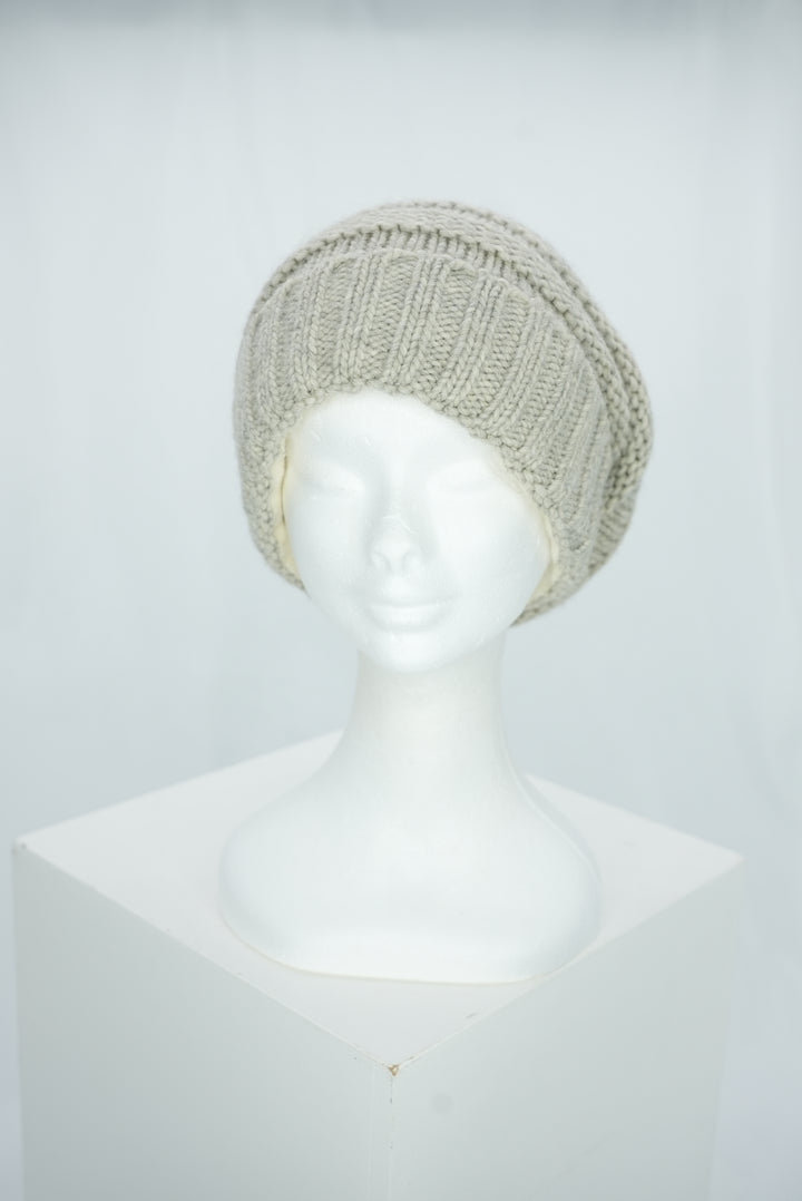 Beanie Mütze hellgrau