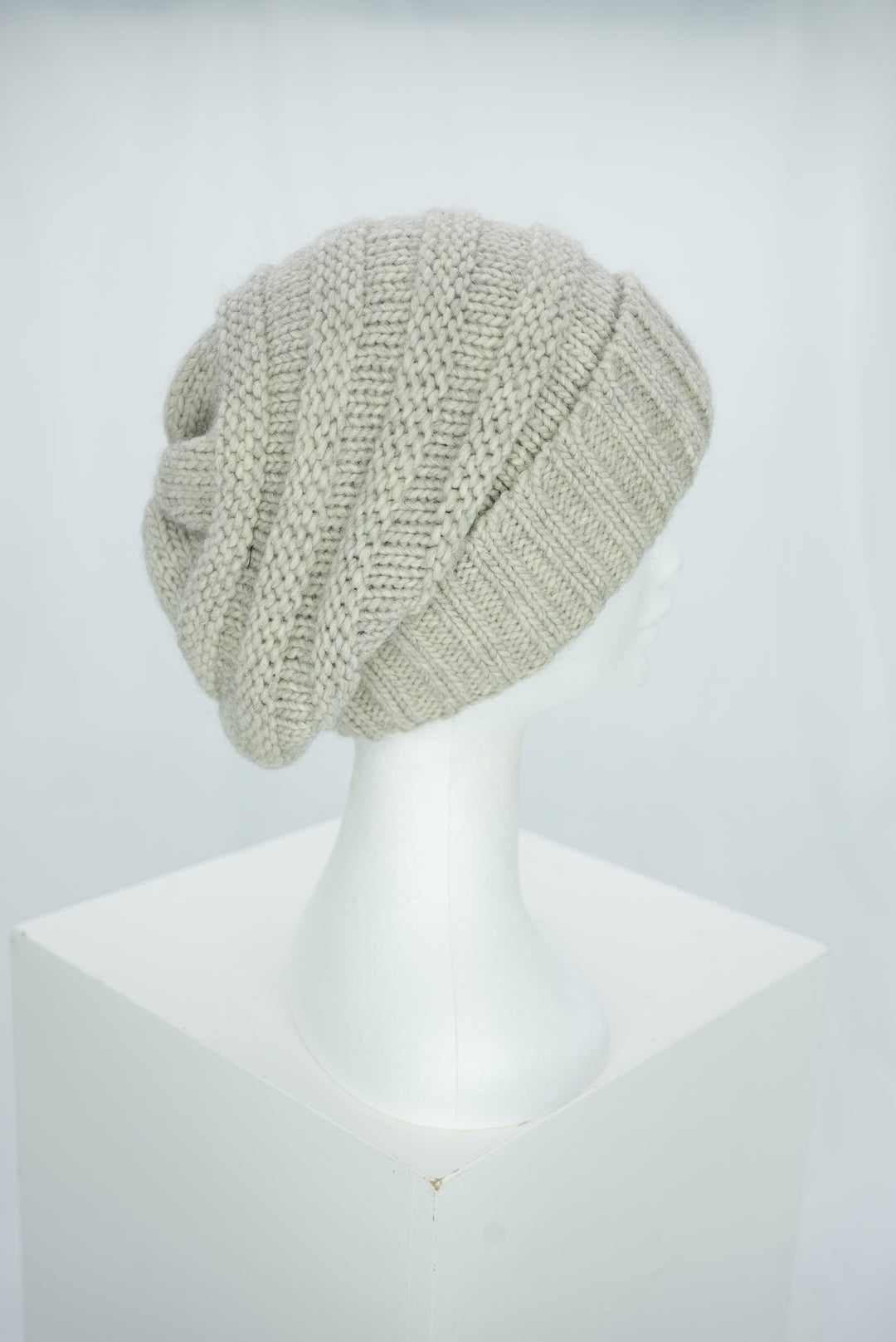 Beanie Mütze hellgrau
