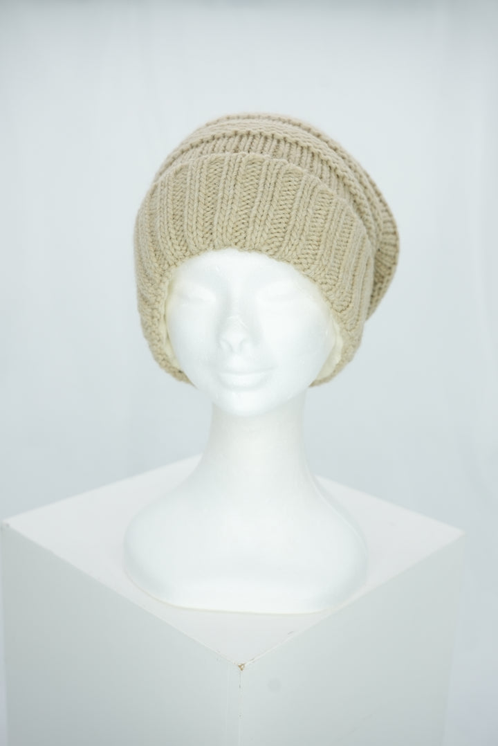 Beanie Mütze beige