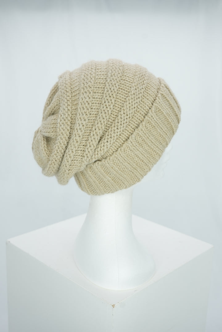 Beanie Mütze beige