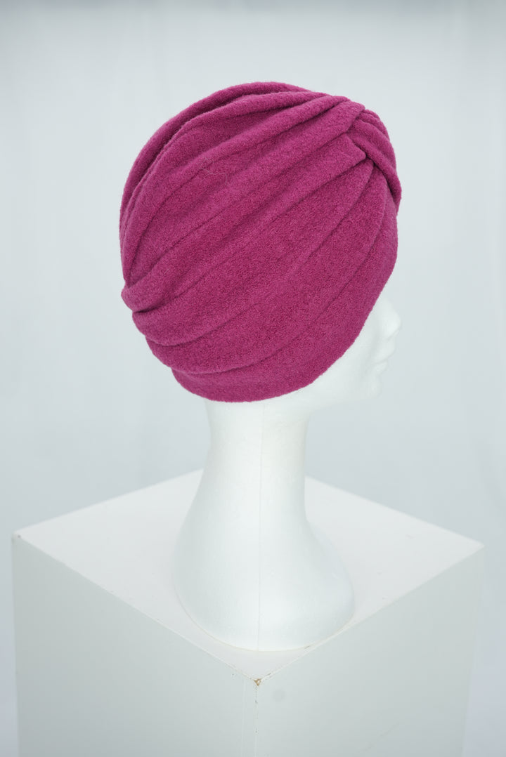 Wintermütze "Turban pink"