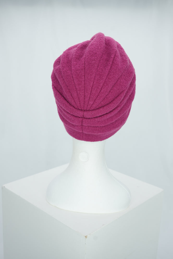 Wintermütze "Turban pink"