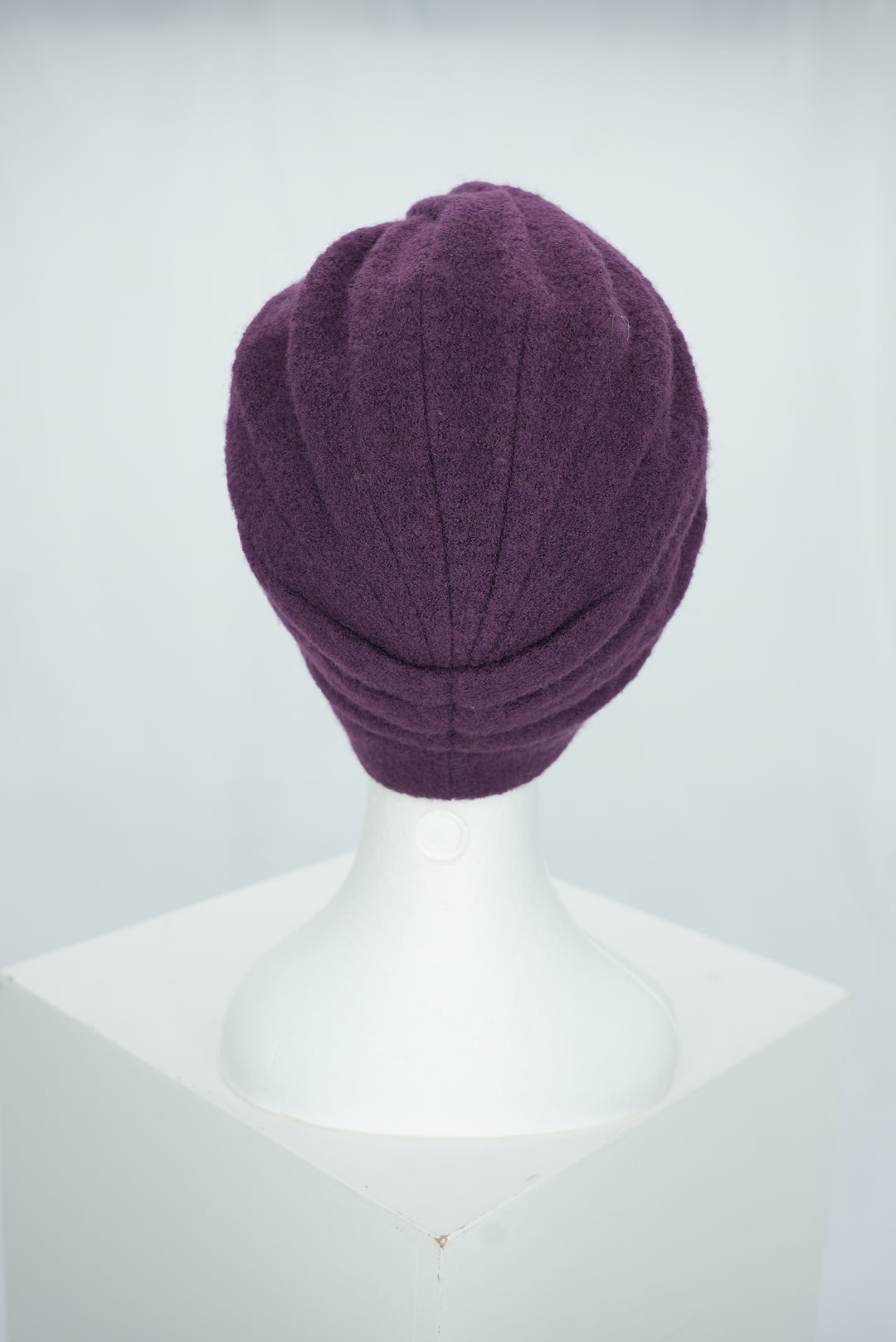Wintermütze "Turban lila"
