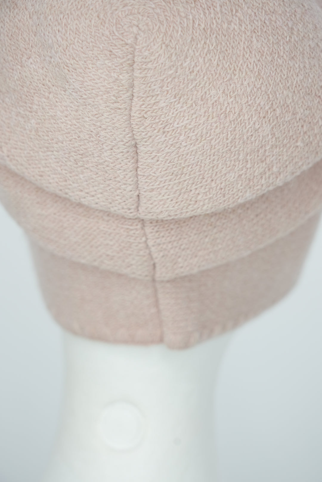 Beanie mit Raffung rosa