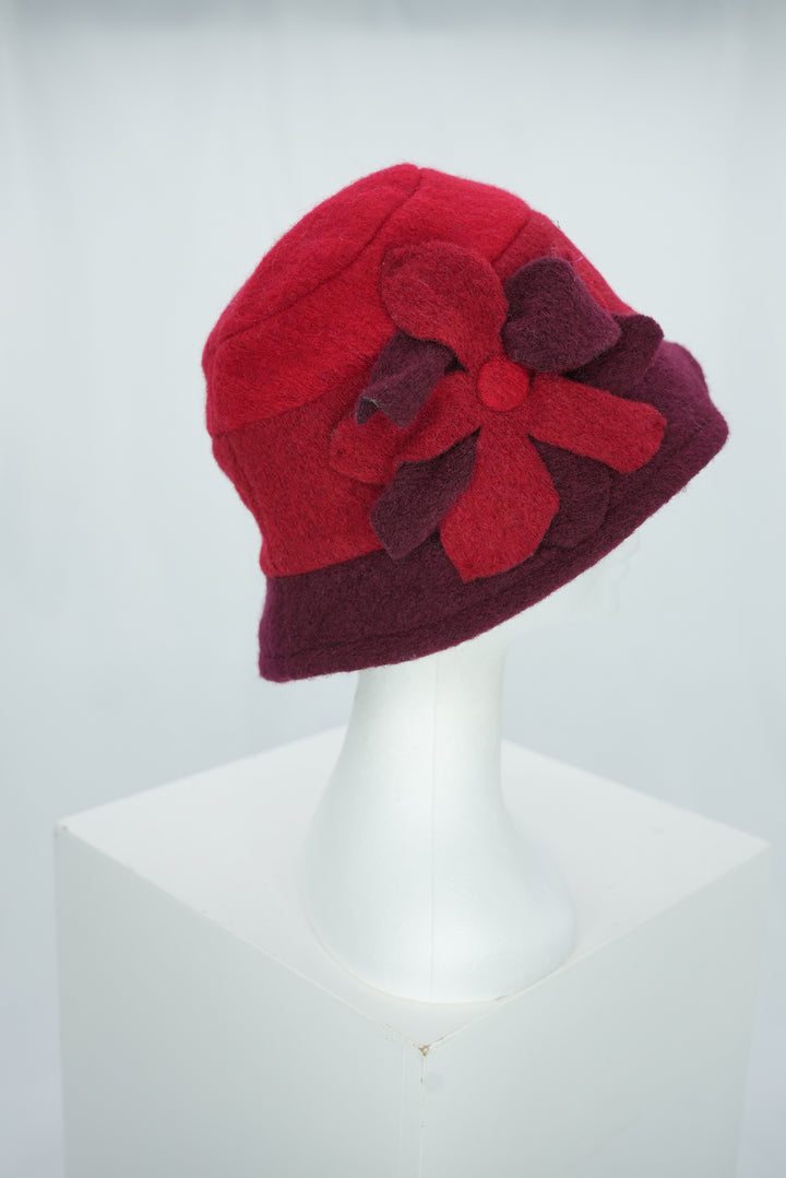 Bucket Hat "Blume rot"