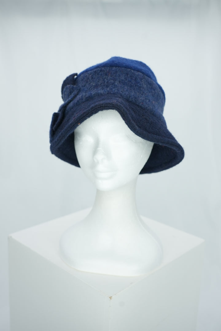 Bucket Hat "Blume blau"