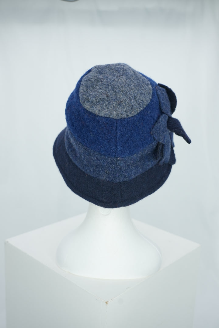 Bucket Hat "Blume blau"