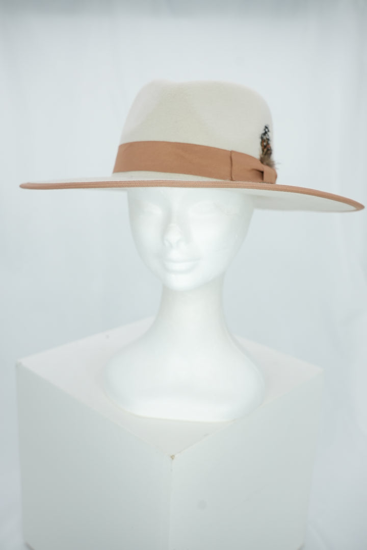 Damenhut "beige"