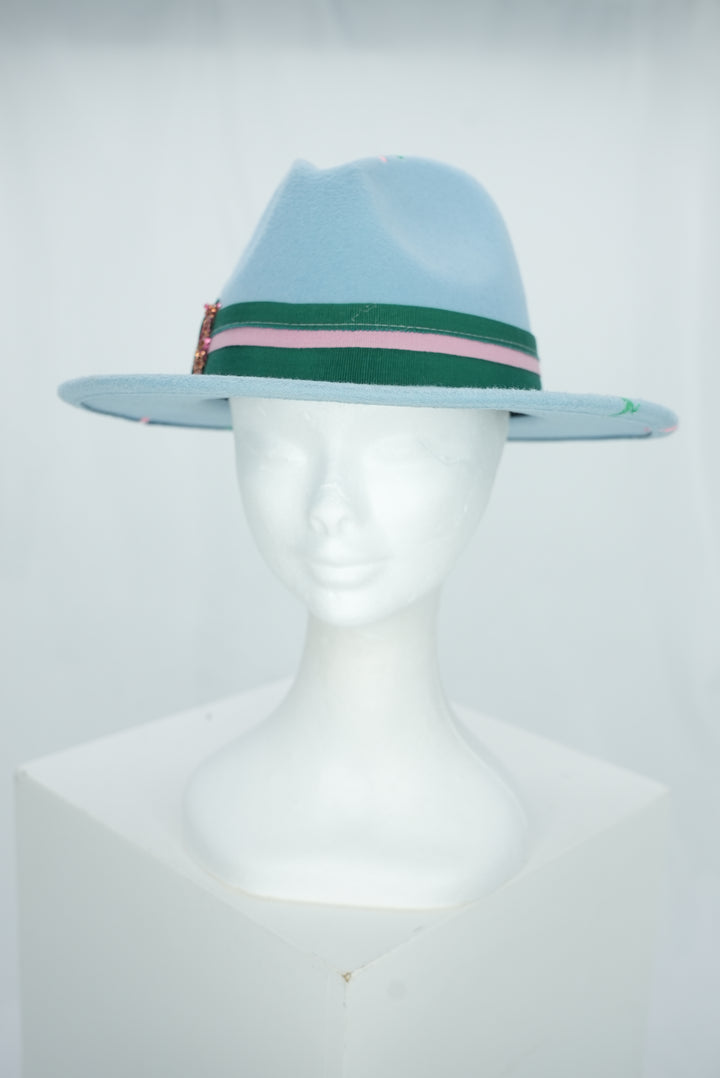 Damenhut "hellblau"