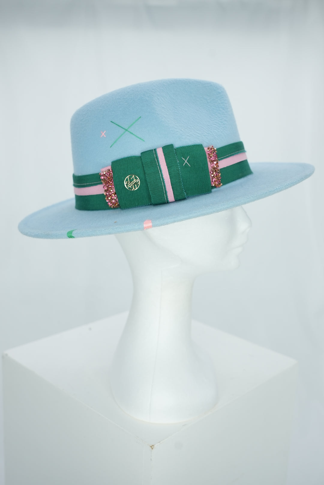 Damenhut "hellblau"