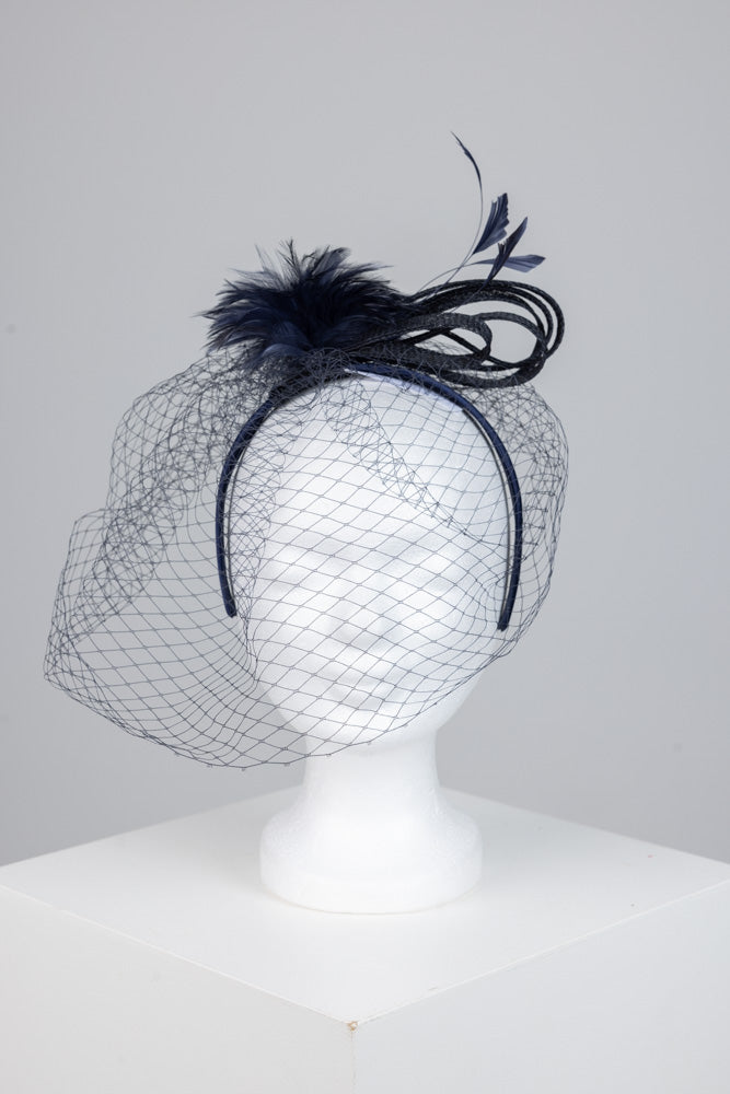 Fascinator "blue elegant"