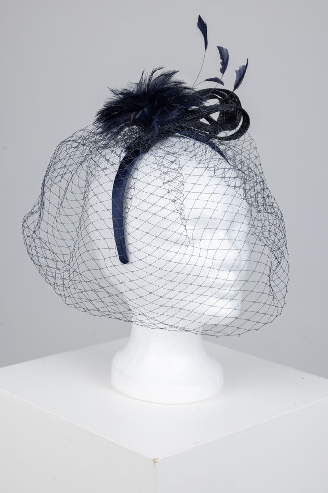 Fascinator "blue elegant"