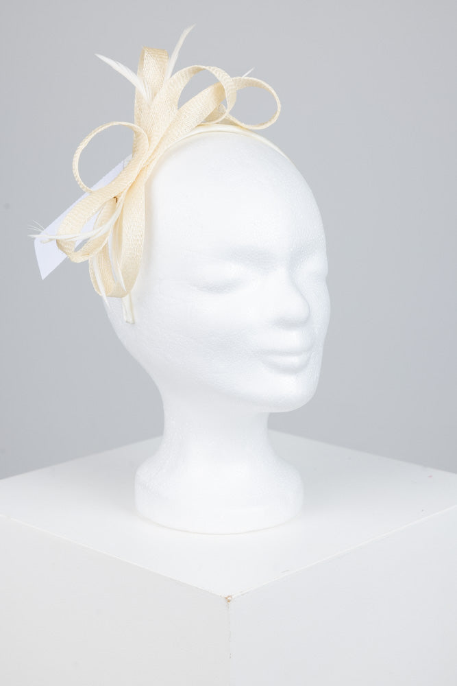 Fascinator "creme"