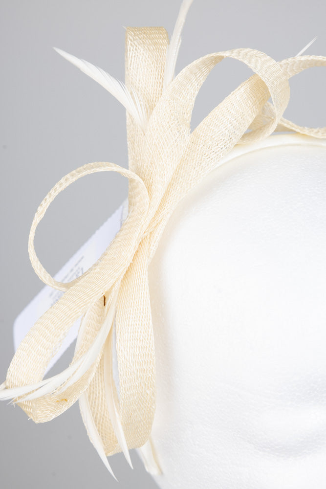 Fascinator "creme"