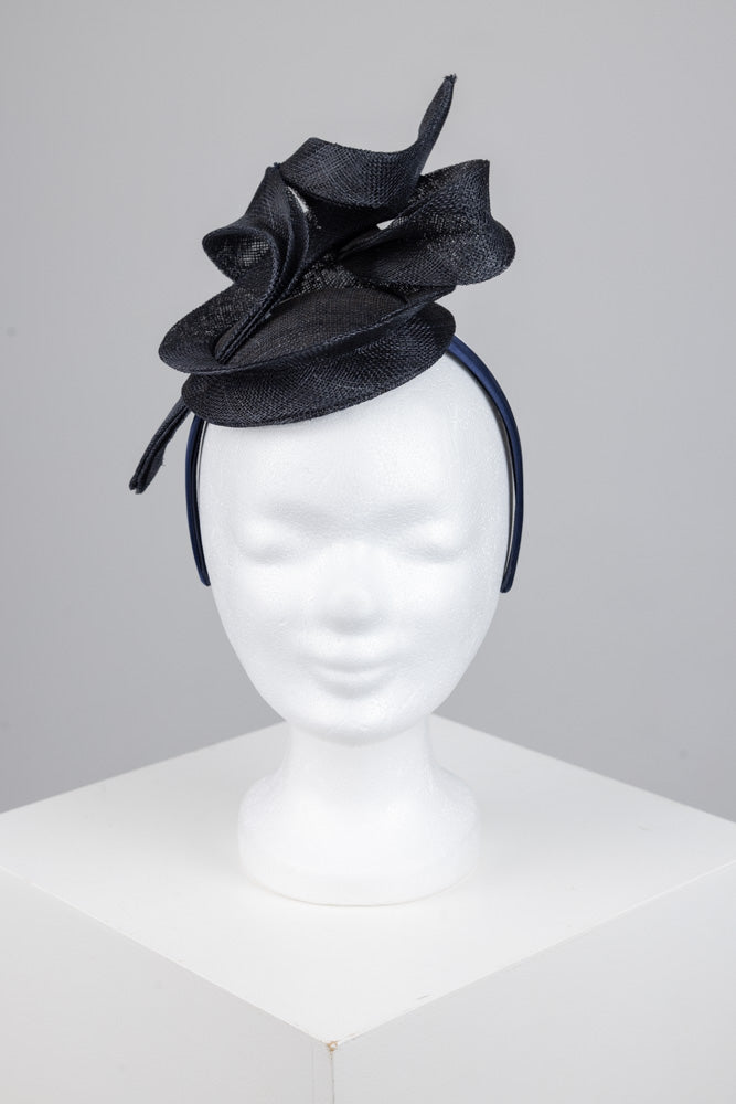 Fascinator dunkelblau