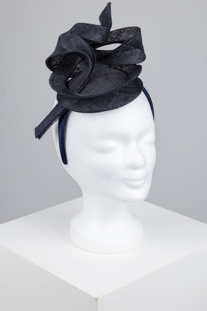 Fascinator dunkelblau