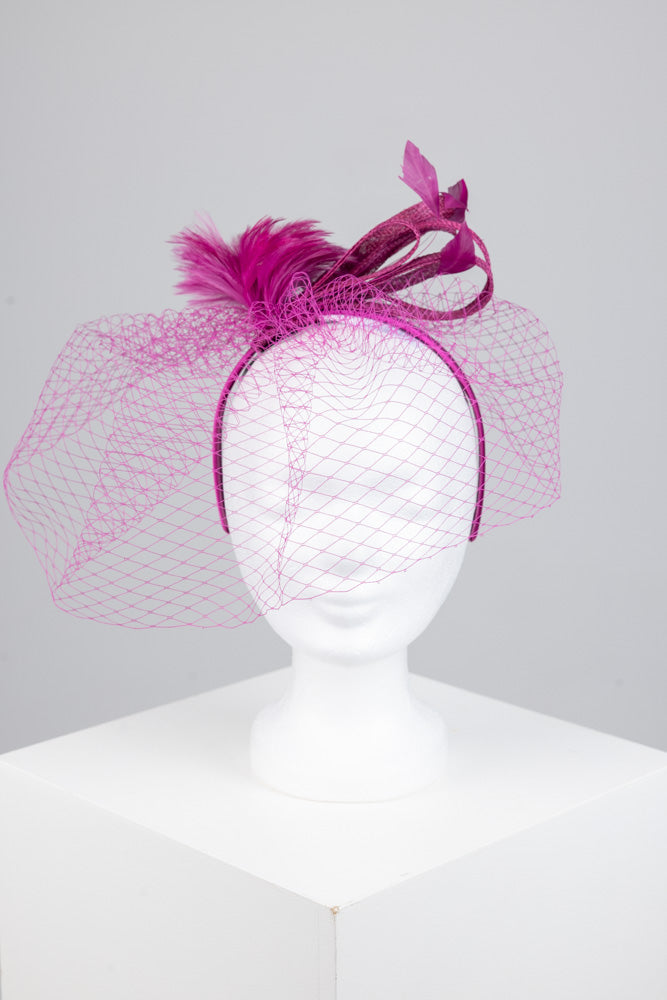 Fascinator "lila"