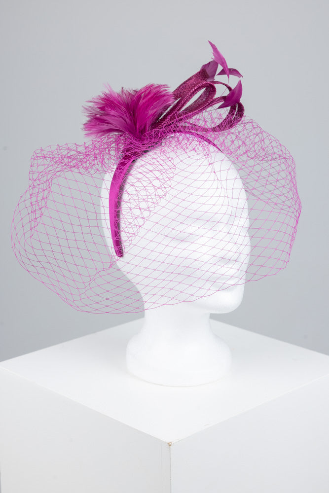 Fascinator "lila"