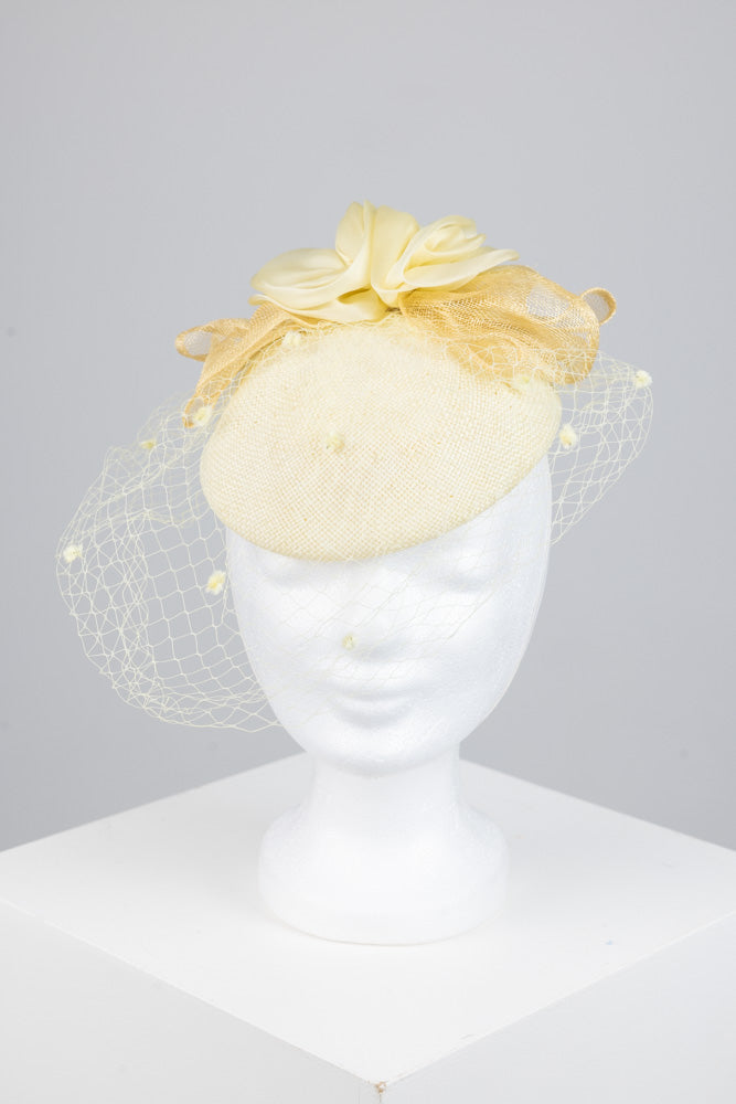 Fascinator "gelb"