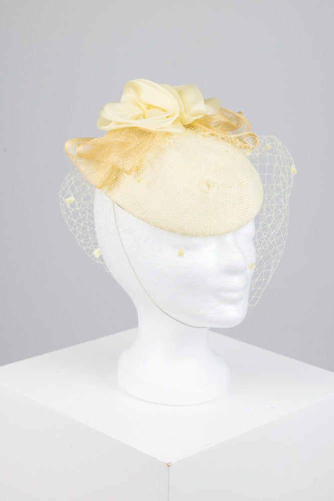 Fascinator "gelb"