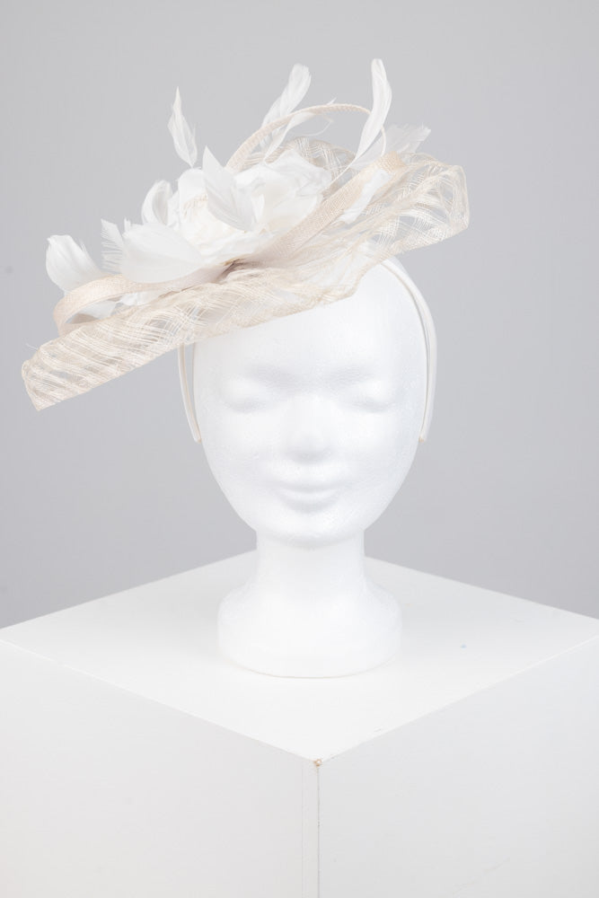 Fascinator "beige"