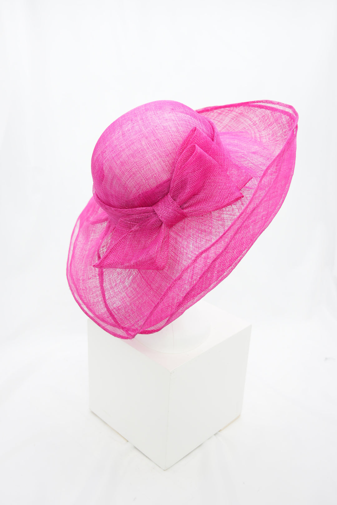 Modellhut / Fascinator pink