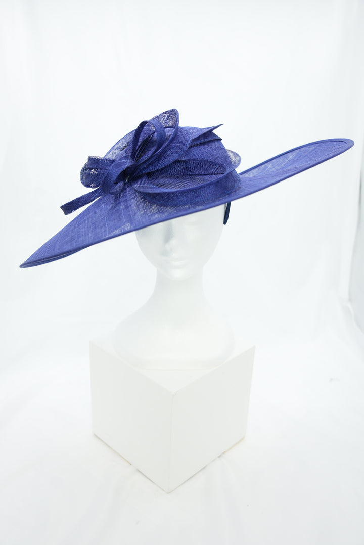 Fascinator / Modellhut blau