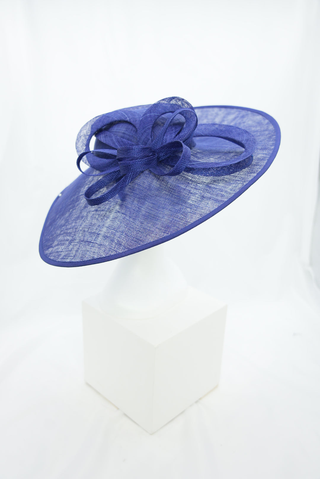 Fascinator / Modellhut blau