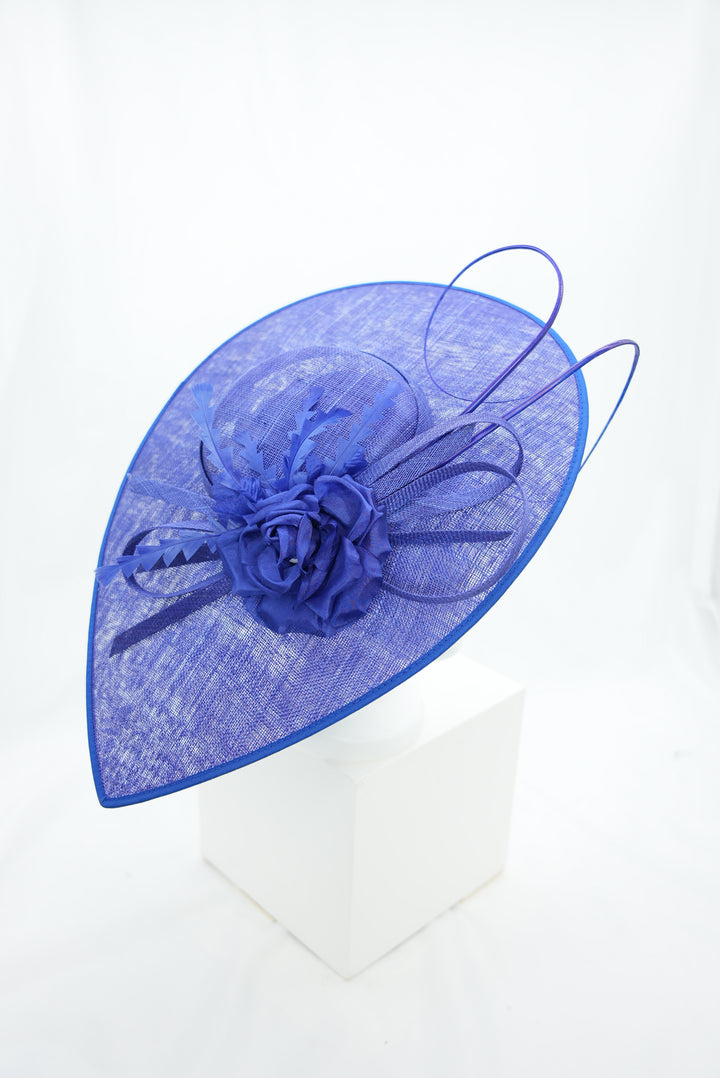 Fascinator royalblau