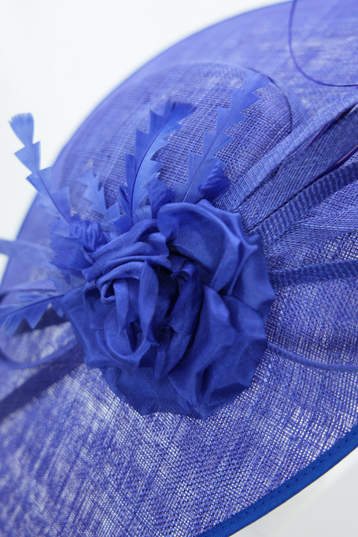 Fascinator royalblau