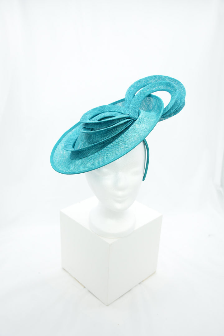 Fascinator "türkis"