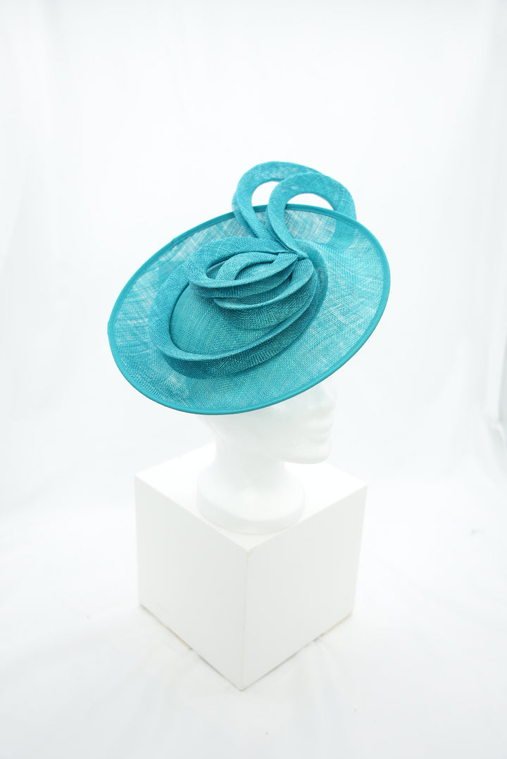Fascinator "türkis"