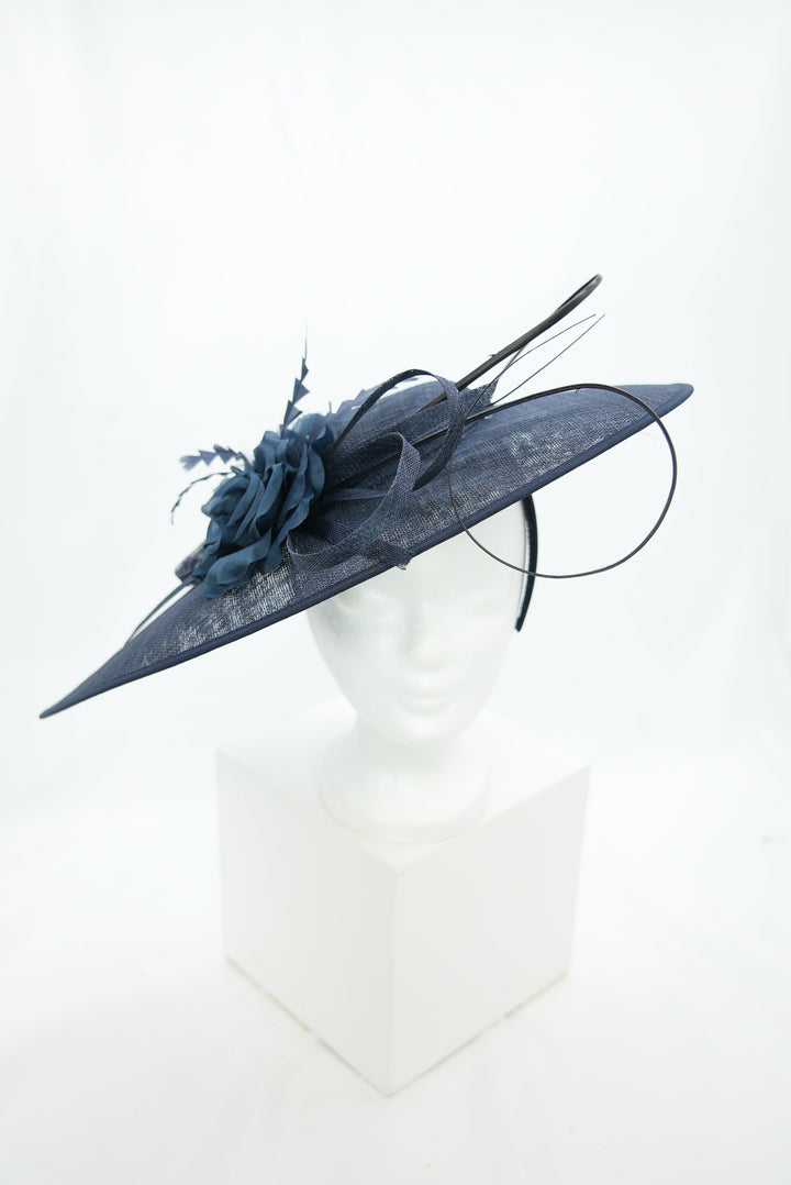 Fascinator dunkelblau